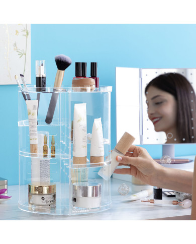 Rotating Make-up Organiser Rolkup InnovaGoods