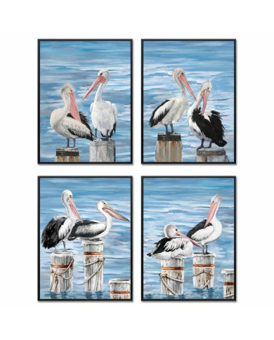 Canvas DKD Home Decor polystyrene Canvas 53 x 3,5 x 73 cm