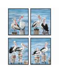 Canvas DKD Home Decor polystyrene Canvas 53 x 3,5 x 73 cm