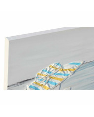 Canvas DKD Home Decor Canvas MDF Wood 90 x 2,5 x 60 cm