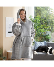 Oversized Sweatshirt Blanket with Fleece Lining Swug InnovaGoods