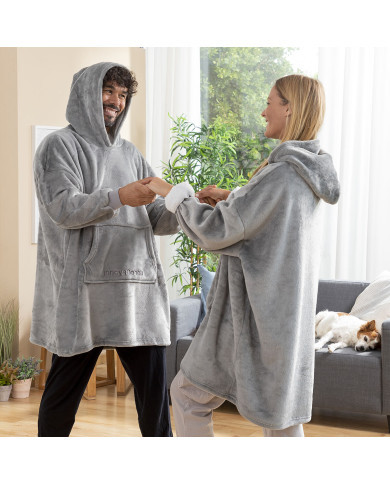 Oversized Sweatshirt Blanket with Fleece Lining Swug InnovaGoods