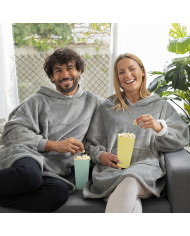 Oversized Sweatshirt Blanket with Fleece Lining Swug InnovaGoods