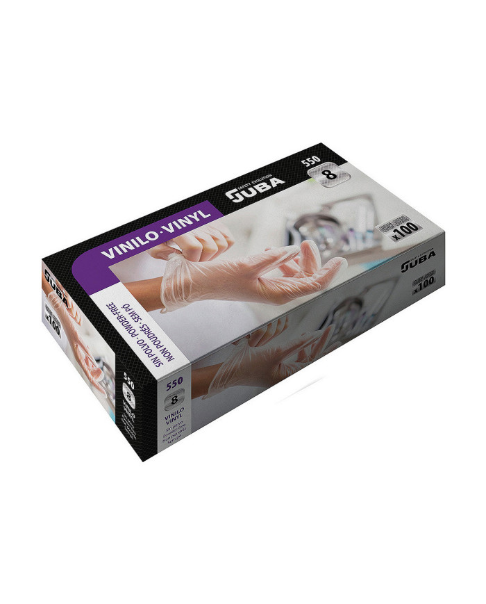 Disposable Vinyl Gloves JUBA 7 Box Powder-free (100 Units)