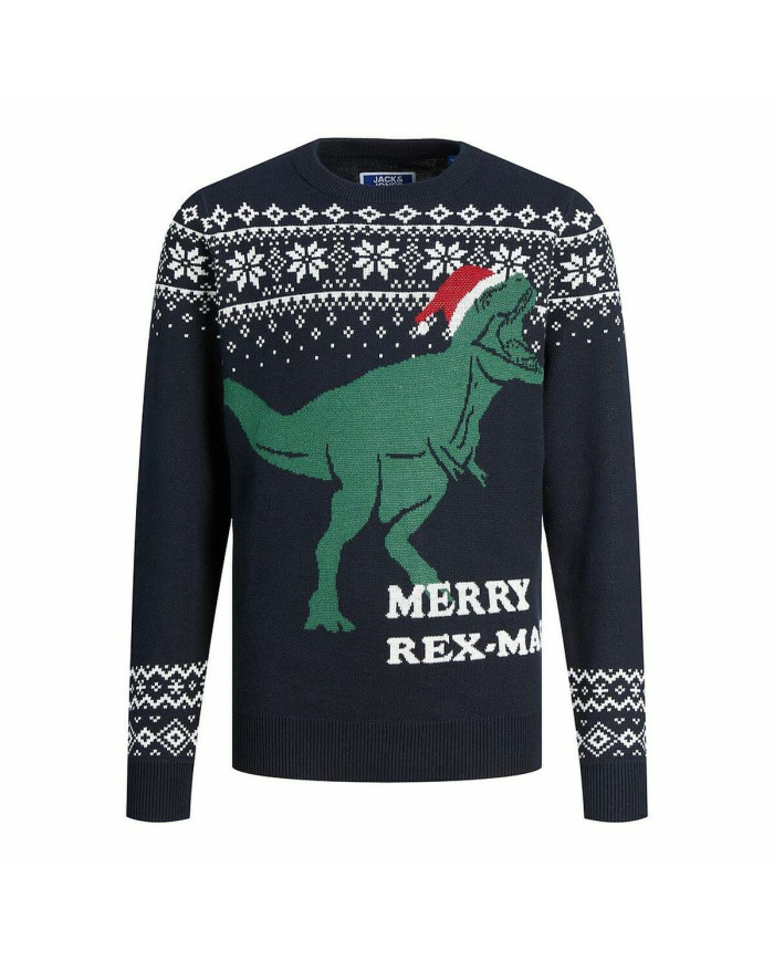 Unisex Jumper Jack & Jones T REX Navy Blue