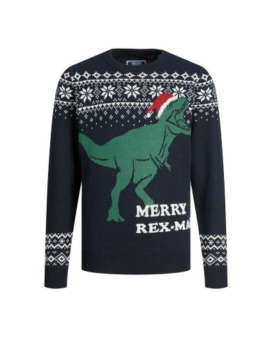 Unisex Jumper Jack & Jones T REX Navy Blue