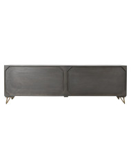 TV furniture DKD Home Decor Metal Brown Mango wood 160 x 40 x 50 cm