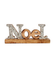 Decorative Figure Krist+ Noel Silver Glitter 6,5 x 10 x 25 cm