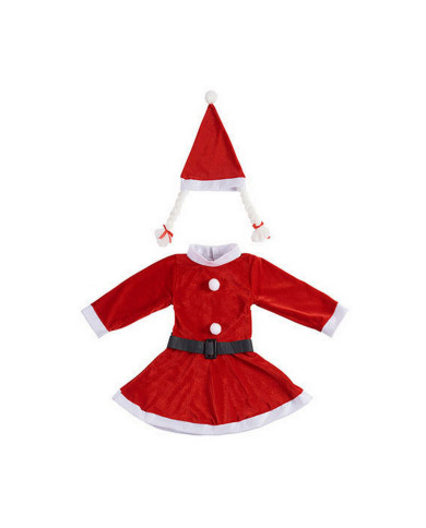 Costume for Children Krist+ White Red Mother Christmas 9-13 Years
