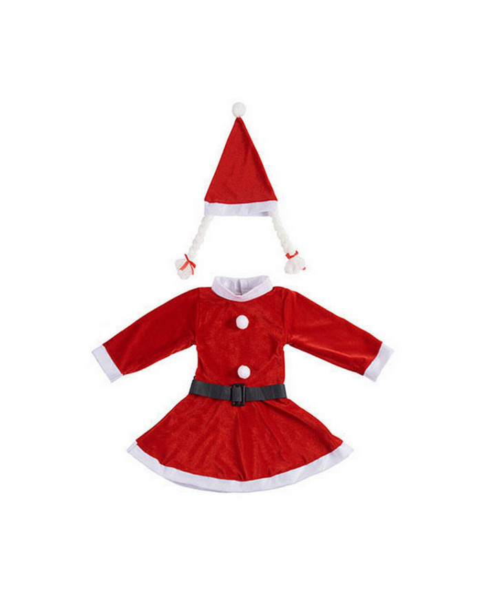Costume for Children Krist+ White Red Mother Christmas 9-13 Years