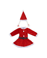 Costume for Children Krist+ White Red Mother Christmas 9-13 Years