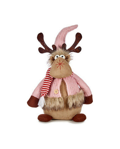 Christmas Reindeer Krist+ Brown Pink 15 x 43 x 19 cm