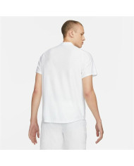 Men’s Short Sleeve Polo Shirt Nike Court Dri-Fit Advantage White