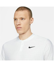 Men’s Short Sleeve Polo Shirt Nike Court Dri-Fit Advantage White