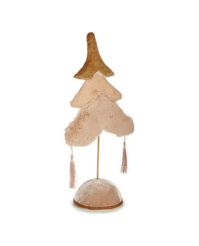 Christmas Tree Krist+ Beige Golden Polyester Wood Polar 12 x 43 x 22 cm