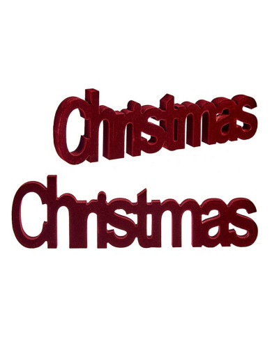Decorative Figure Krist+ Christmas Red 11 x 2,5 x 36,5 cm