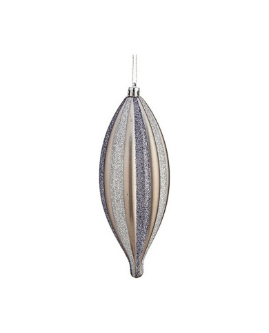 Christmas bauble Krist+ Silver PVC 8,5 x 19 x 3 cm Streched