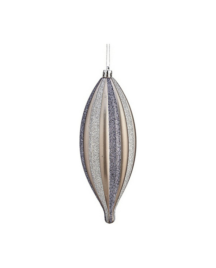 Christmas bauble Krist+ Silver PVC 8,5 x 19 x 3 cm Streched