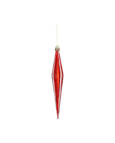Christmas bauble Krist+ Red PVC 8,5 x 3,5 x 19 cm Streched