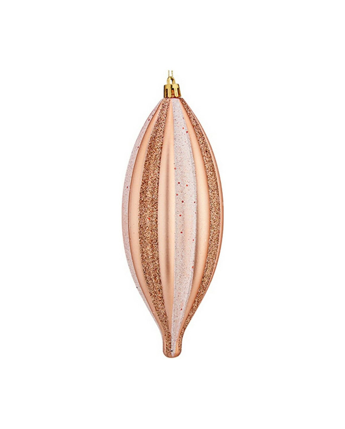 Christmas bauble Krist+ Copper Light Pink PVC 8,5 x 19 x 3 cm Streched