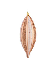Christmas bauble Krist+ Copper Light Pink PVC 8,5 x 19 x 3 cm Streched