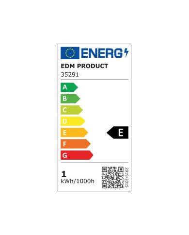 LED lamp EDM 35291 E 6 W 1 W 0,5 W E14 Ø 2,6 x 60 cm (6400 K)