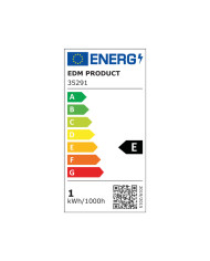 LED lamp EDM 35291 E 6 W 1 W 0,5 W E14 Ø 2,6 x 60 cm (6400 K)