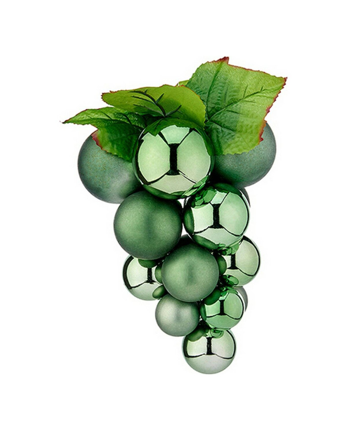 Christmas Bauble Krist+ Green Plastic Grapes