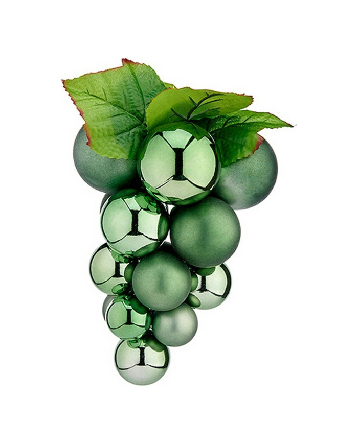 Christmas Bauble Krist+ Green Plastic Grapes Small
