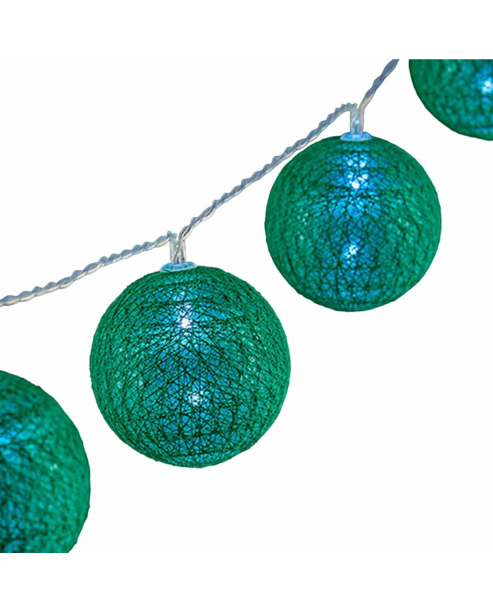 Wreath of LED Balls Krist+ Green 2 m Ø 5 cm