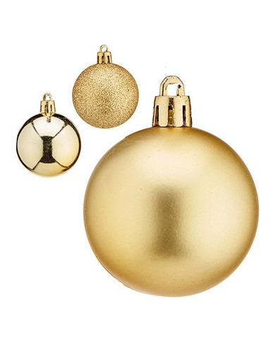 Christmas Bauble Krist+ K1912484 Golden Plastic Ø 5 cm