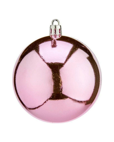 Christmas Baubles Krist+ K1912475-4 Pink Plastic Ø 8 cm 16 Units