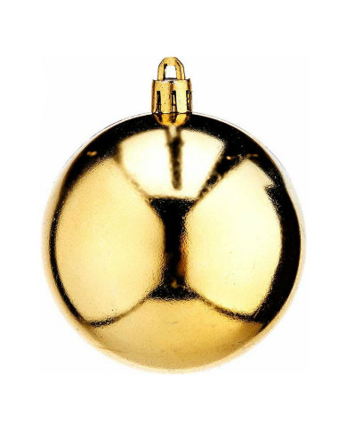 Christmas Baubles Krist+ Golden PVC Ø 7 cm 12 Units
