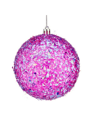Christmas Baubles Krist+ Purple Ø 10 cm 6 Units