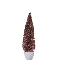 Christmas Tree Krist+ Pink Golden Plastic 10 x 38 x 10 cm
