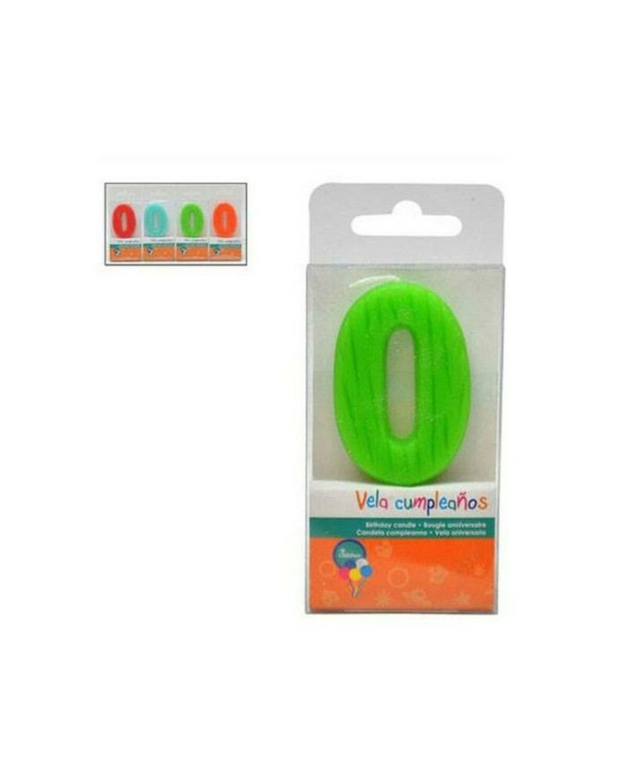Candle Birthday Number 0 (12 Units)