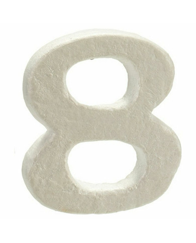 Number Pincello AR1607070 Number 8 polystyrene (12 Units)