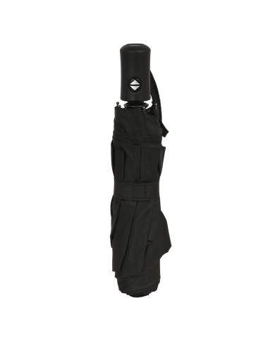 Foldable Umbrella Safta Business Black (Ø 102 cm)