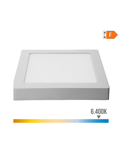 Ceiling Light EDM 31597 Aluminium Plastic 20 W 22,5 x 22,5 x 4 cm (6400 K)