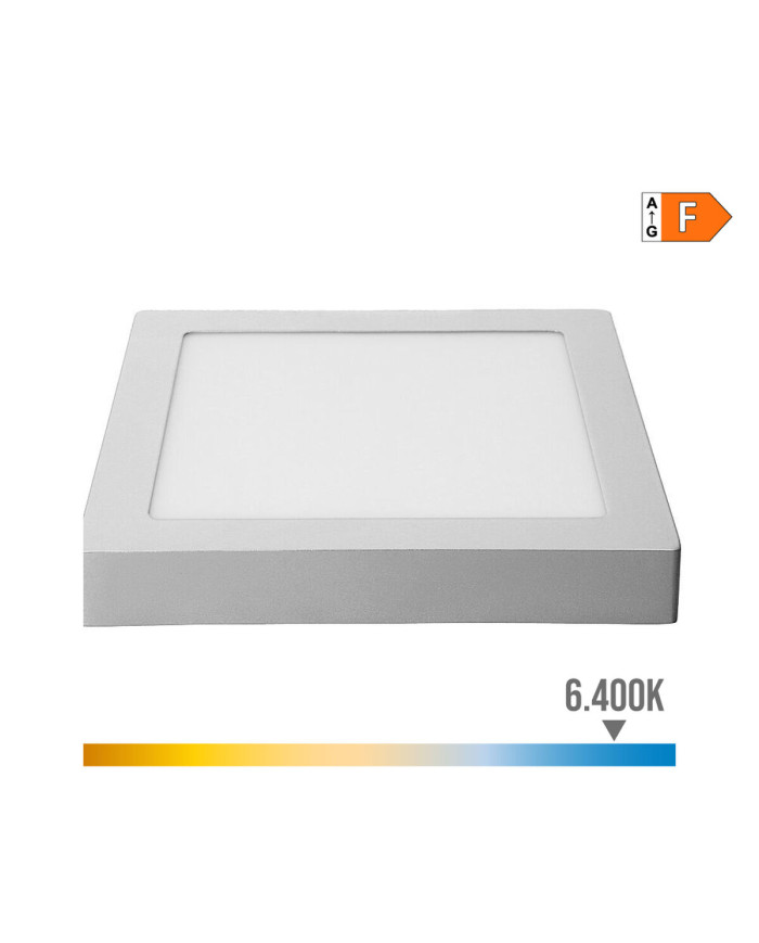 Ceiling Light EDM 31597 Aluminium Plastic 20 W 22,5 x 22,5 x 4 cm (6400 K)