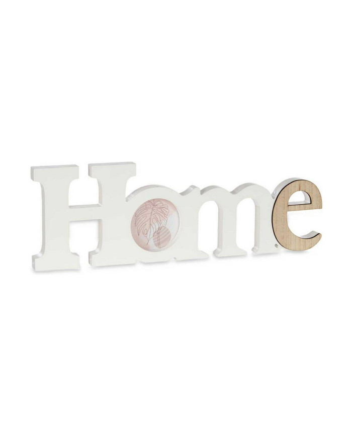 Photo frame Gift Decor Home White Brown MDF Wood (6 Units)