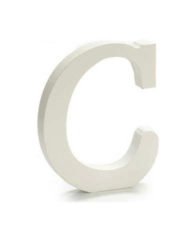Letter Pincello C White 1,8 x 21 x 17 cm (12 Units)