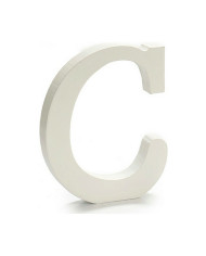 Letter Pincello C White 1,8 x 21 x 17 cm (12 Units)