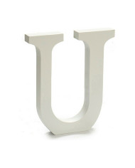 Letter Pincello U White 1,8 x 21 x 17 cm (12 Units)