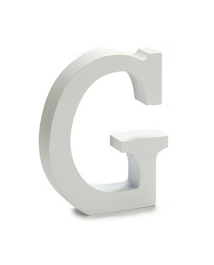 Letter Pincello G White 2 x 16 x 14,5 cm (24 Units)