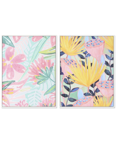 Canvas DKD Home Decor polystyrene Canvas 60 x 4 x 80 cm