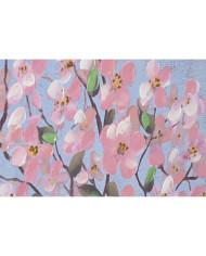 Canvas DKD Home Decor Canvas MDF Wood 70 x 3 x 100 cm
