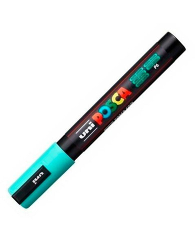 Marker POSCA PC-5M Turquoise Green (6 Units)