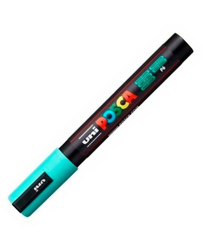 Marker POSCA PC-5M Turquoise Green (6 Units)