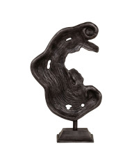 Decorative Figure Abstract 30 x 10,5 x 49 cm Grey